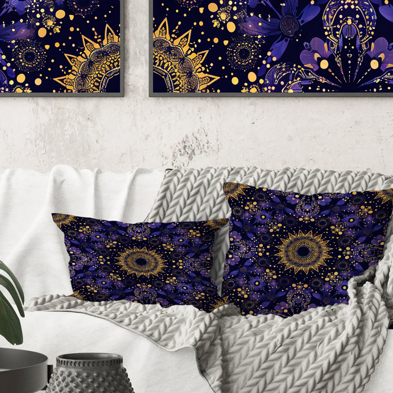 Coussin Boho, H 16 po x l 16 po
