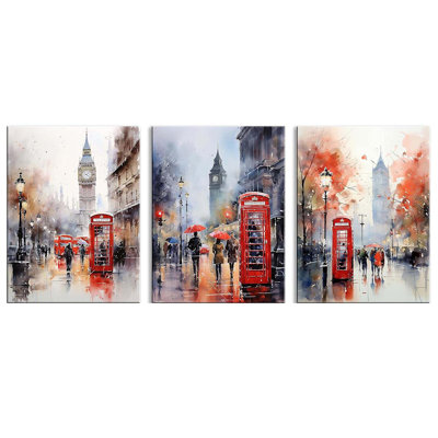 3 Piece Wrapped Canvas Print