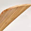 Ventilateur de plafond encastré à pales en bois massif avec lumières, télécommande, moteur à courant continu silencieux, 6 vitesses, ventilateur de plafond réversible-1056593085-1056593074