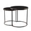 Middlewich Glass Top Frame Nesting Tables-21808571-21808572