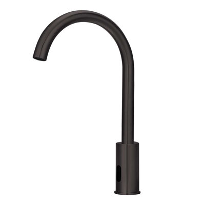 Robinet de bain commercial à capteur automatique à col de cygne bronze huilé foncé BathSelect Wella
