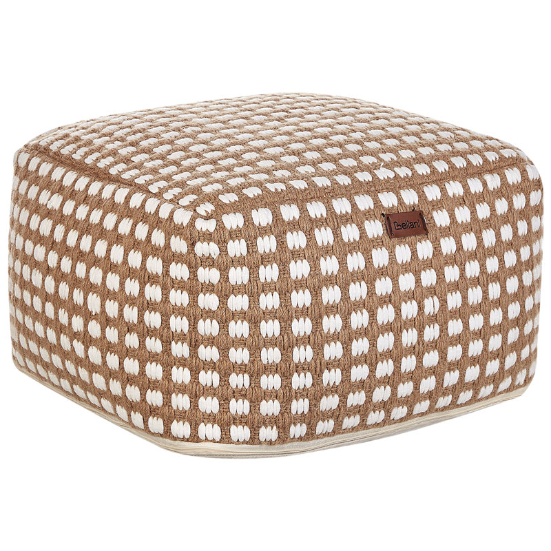 Citori 50cm Wide Square Polka Dots Pouf Ottoman