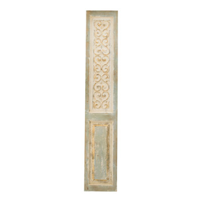Panneau mural suspendu en bois vieilli 78,5 po