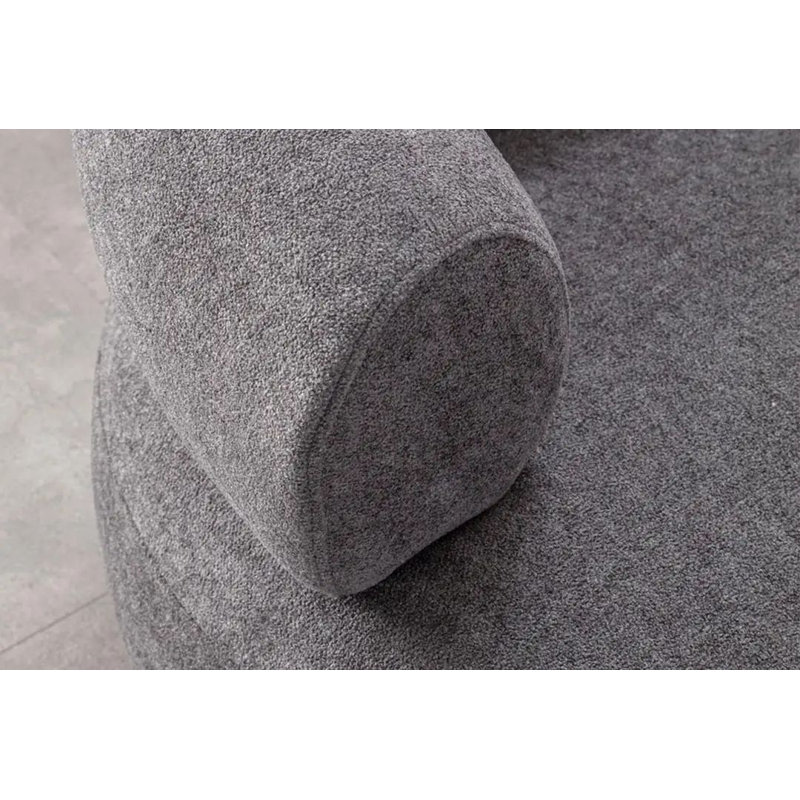 Fauteuil à oreilles, Gris foncé