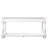 63Inch Long Wood Console Table With 3 Drawers And 1 Bottom Shelf For Entryway Hallway Easy Assembly Extra-Thick Sofa Table-1965623292