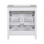 Meuble-lavabo de 30 po avec lavabo en céramique, armoire de salle de bain simple moderne avec 2 portes et une tablette, portes à fermeture douce-1073632275