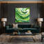 Légumes, art mural sur toile vert Mizuna-914661939