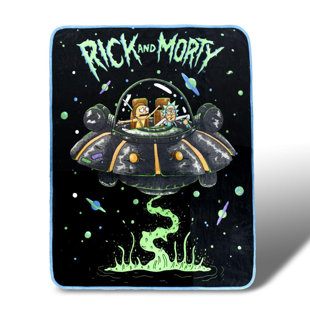 Jeté en polaire 45 po x 60 po Rick And Morty Fresh Start