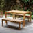 Seras Teak Wood 4-Person Dining Set