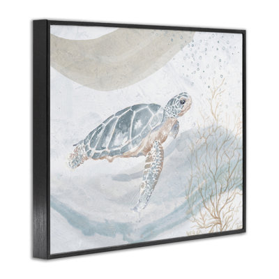 Tortue, aquarelle de style giclée par Patricia Pinto