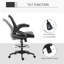Chaise de dessinateur en filet avec siège réglable et hauteurs de repose-pieds, tension d'inclinaison et roues pivotantes à 360 ° pour un travail confortable
