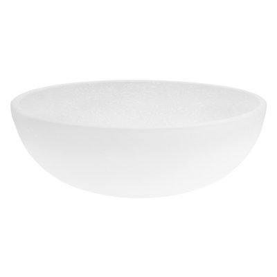 Globe terrestre en verre de remplacement 10 pouces albâtre, collection Waukesha, blanc