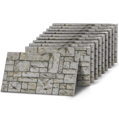 Panneau mural simple effet pierre naturelle Fieldstone