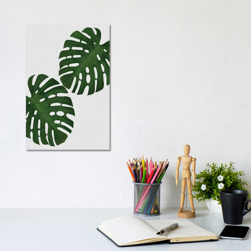 Monstera Leaf I by Orara Studio - Wrapped Canvas Print, 20.32 cm H x 30.48 cm W
