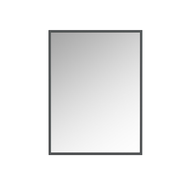 Miroir de salle de bain / Miroir de coiffeuse, 32 po x 24 po, Noir