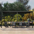 80S Louvered Pergola & 7-Piece Dining Set — Complete Outdoor Living Bundle