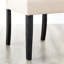 Ensemble de salle à manger en bois foncé foncé: table et 4 chaises, style urbain brun clair