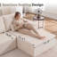 Canapé modulaire en velours côtelé modulaire Boneless-2105455528