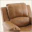 Fauteuil inclinable et oscillant en cuir Charlotte