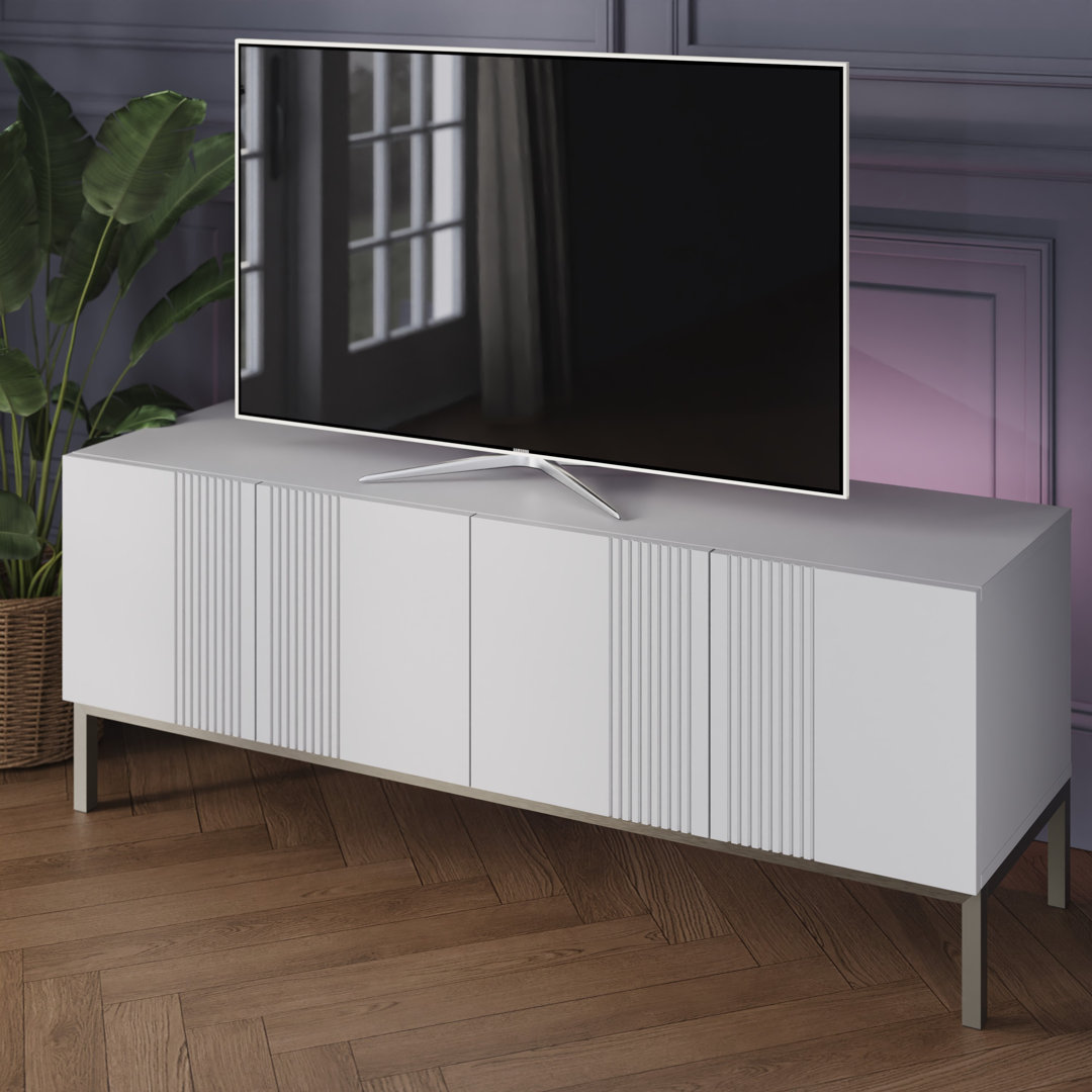 Frank Olsen Furniture White Frank Olsen Iona 1500 Tv Cabinet - Image 3
