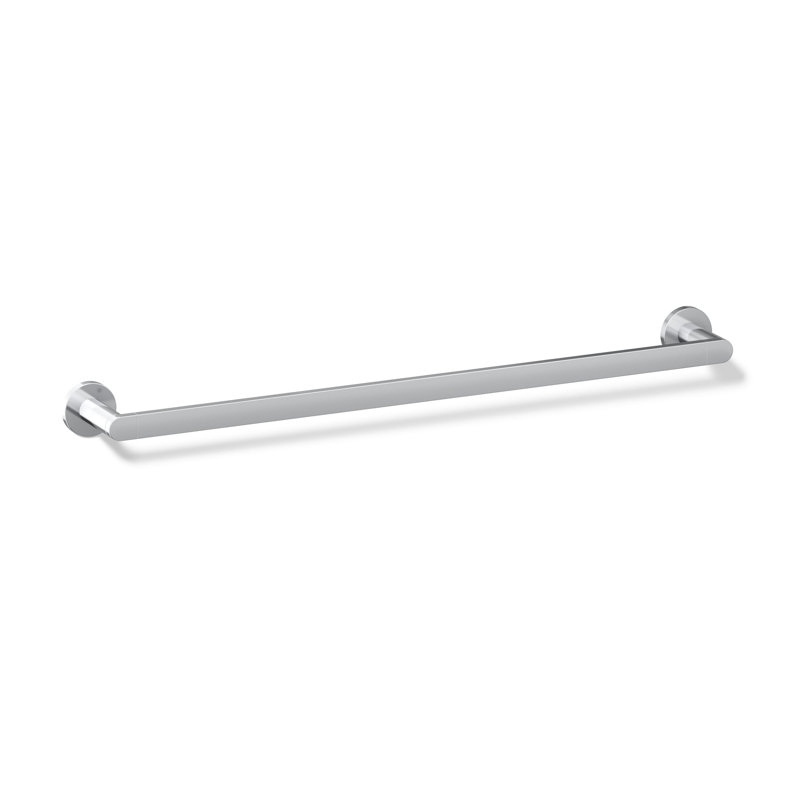 18" Wall Mounted Towel Bar, 24"W, Polished Chrome