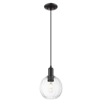 Downtown Urban - Cecil - Mini-luminaire suspendu 1 lumière à abat-jour sphérique 7 po Cecil