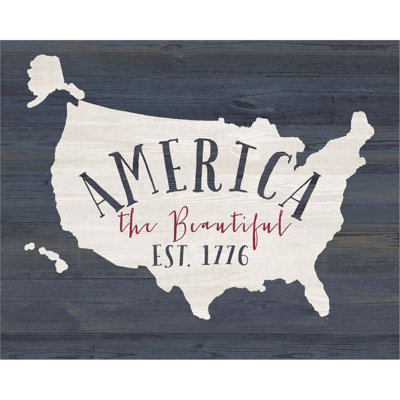 «America The Beautiful» par Jo Moulton, art mural sur toile