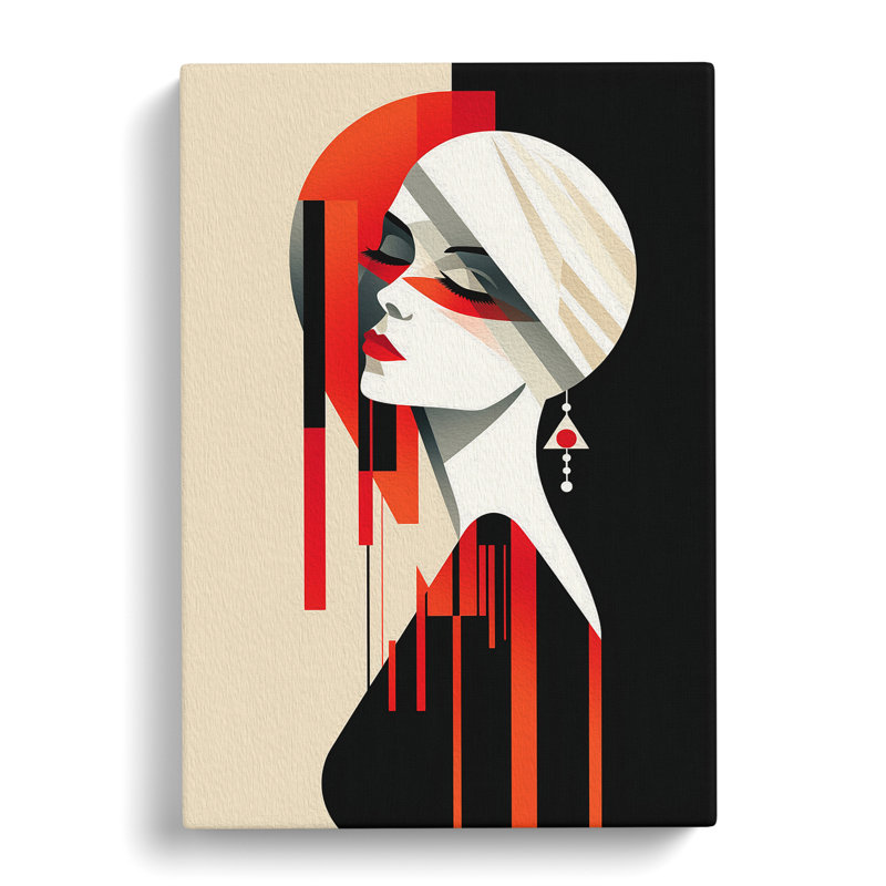Minimalist Deco No.3 - Wrapped Canvas, 60cm H x 40cm W x 3cm D