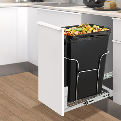 Stainless Steel Kitchen Rubbish Bin