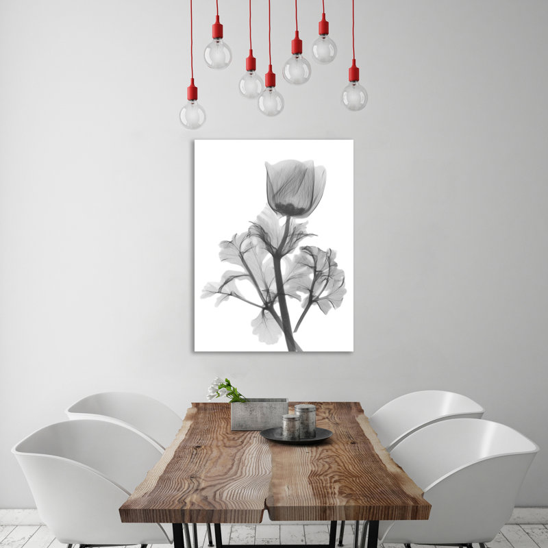 « anemone de décoration », reproduction d’impression sur toile tendue, H 16 po x l 12 po