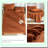 Rustic Bed Sheets Set - Deep Pocket Microfiber Cooling Bedding with Pillowcases - Soft Washed Easy Fit Solid Rust Color Sheets-115840749-115840751