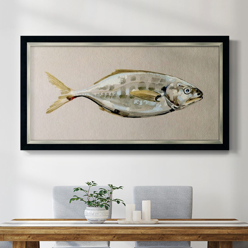 " Fresh Fish Study I ", 25" H x 45" W x 2.5" D