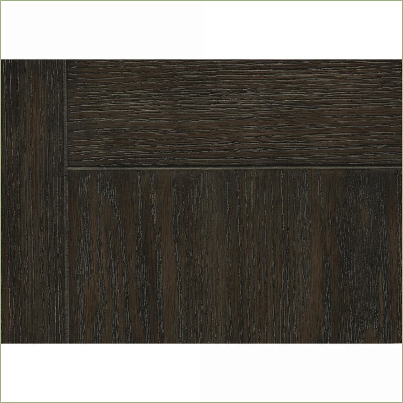 Table de chevet transitionnelle rustique à 2 tiroirs Antique & amp; Placage de chêne rosé, Beige