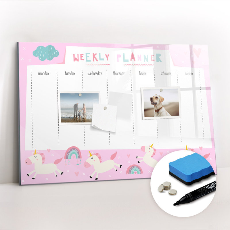 Magnetic Glass Dry Erase Board