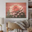 Cactus rose résilience - Art mural en bois de cactus sur bois de pin naturel-119669114