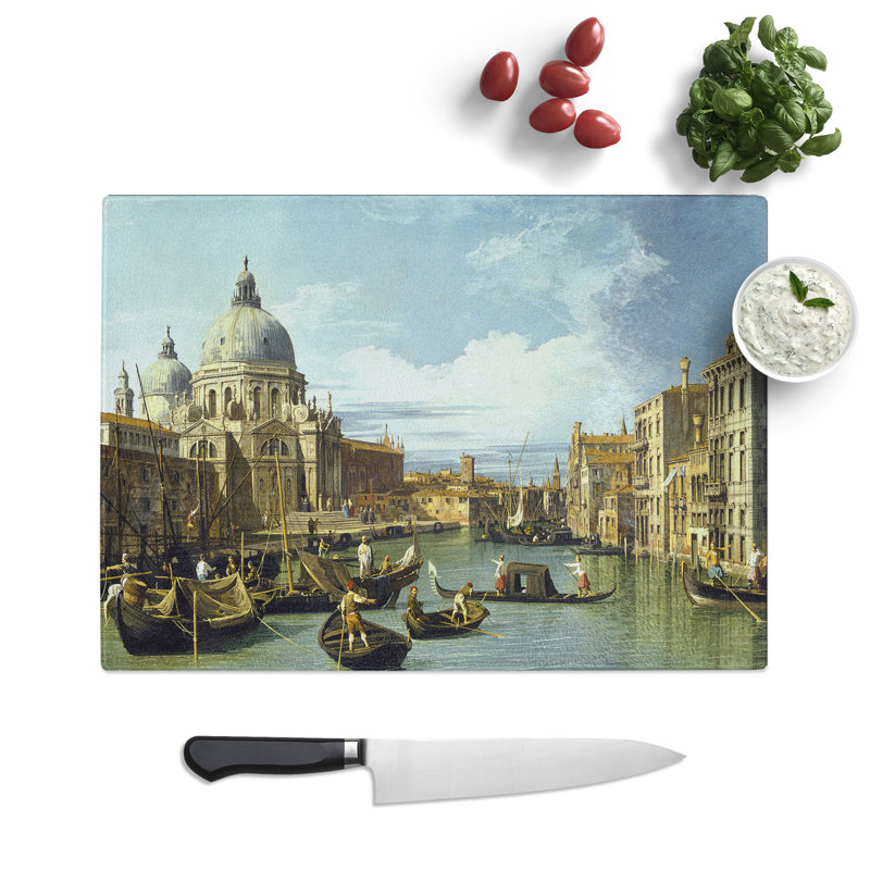 Entrance to the Grand Canal Vol.2 by Giovanni Canaletto Chopping Board, 28.5cm W x 39cm L