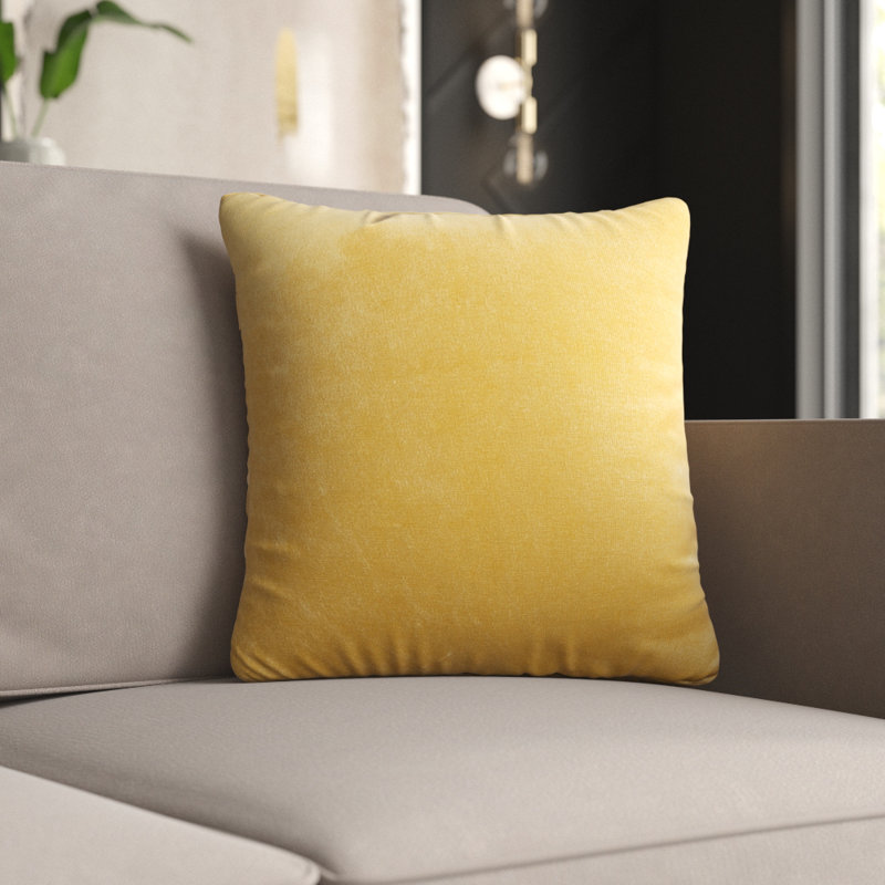 Wein Reversible Throw Pillow, 26" x 26", Pollen