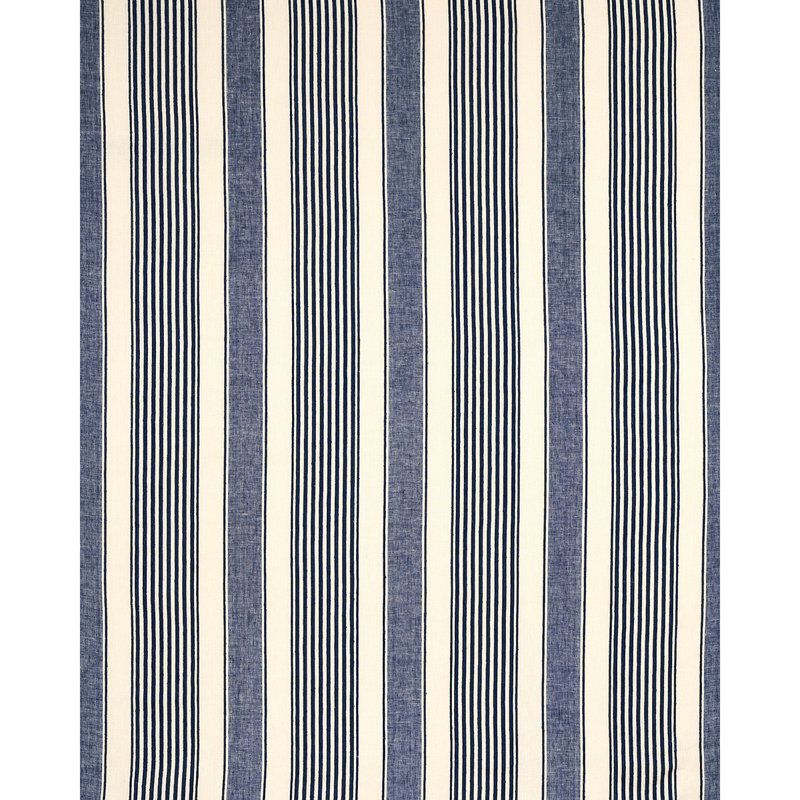 Tissu en lin Summerville, Bleu marine