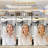 Free Standing Barber Cabinet with LED Mirror, Barber Station with 4 Drawers & 3 Hair Dryer Holders, Modern Beauty Dresser Barber Station for Hair Styling, Beauty Salon Spa Equipment-79176665