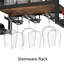 Bodyn Floating Mount Wine Bottle Rack