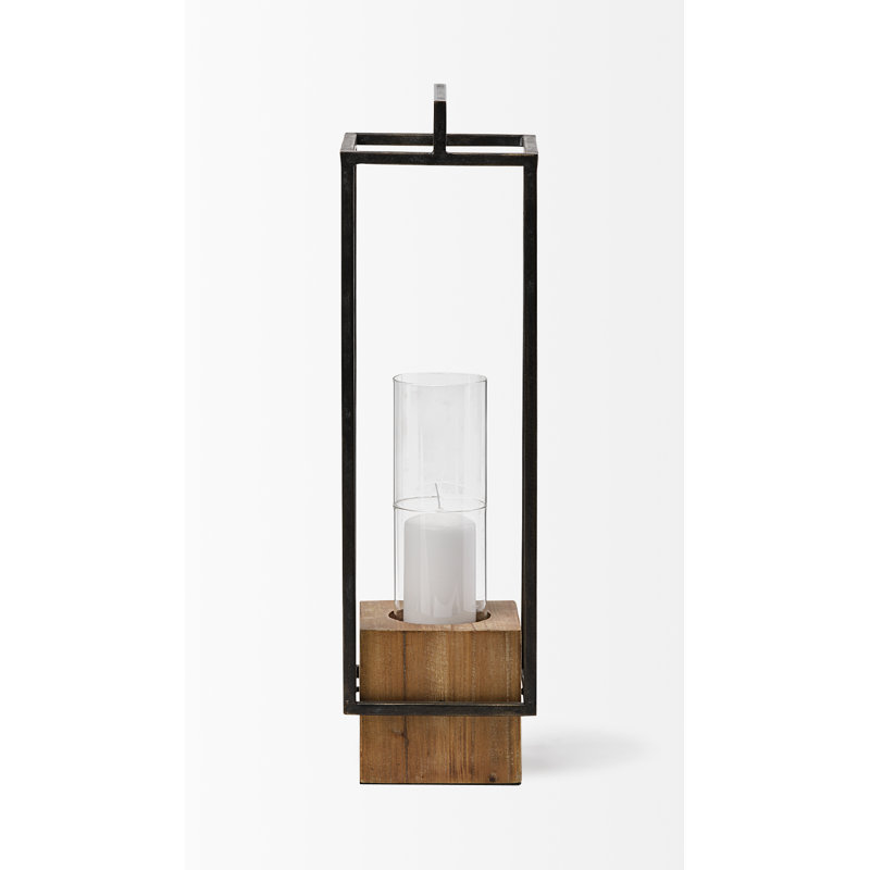 Nesmith Tabletop Lantern, 21" H x 5.7" W x 5.7" D