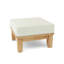 Luxe Outdoor Teak Ottoman