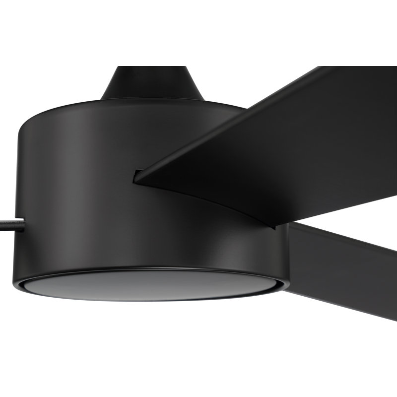 Provision 52'' Ceiling Fan, Flat Black