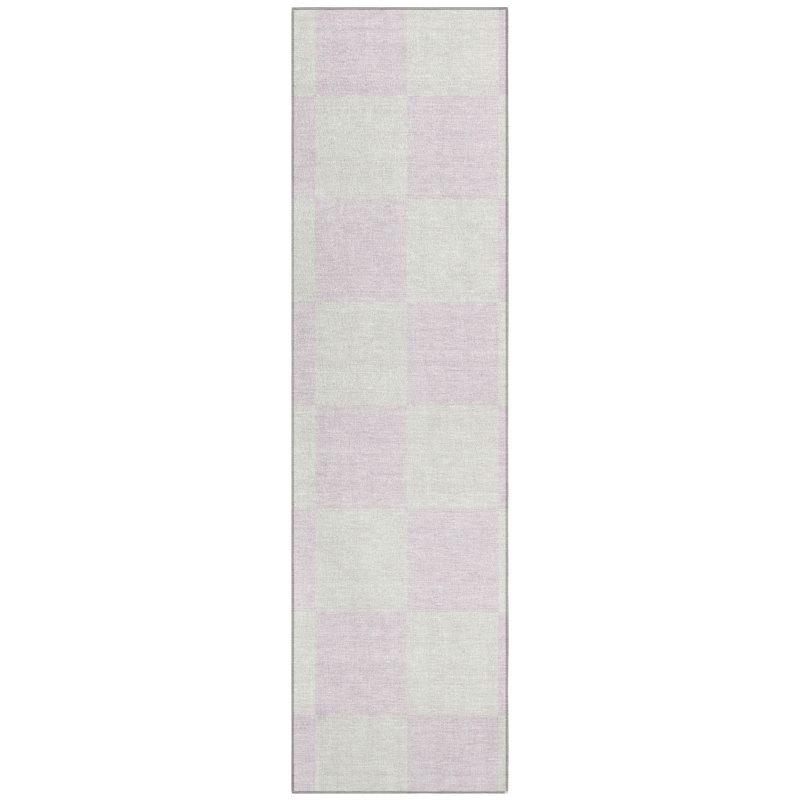 Machine Washable Indoor/Outdoor Braegger ACN2345 Geometric Rug, Runner 2'3" x 7'6"
