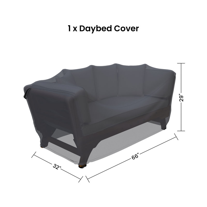 Outdoor Upholstered Patio Daybed Cover