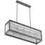 Lustre rectangulaire à 5 lumières Shumena