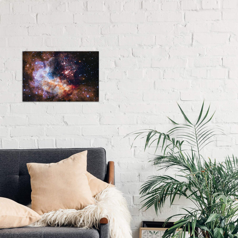 Wr 20 A And Surrounding Stars, Westerlund 2 by NASA - Wrapped Canvas Painting, 66.04 cm H x 45.72 cm W x 1.91 cm D