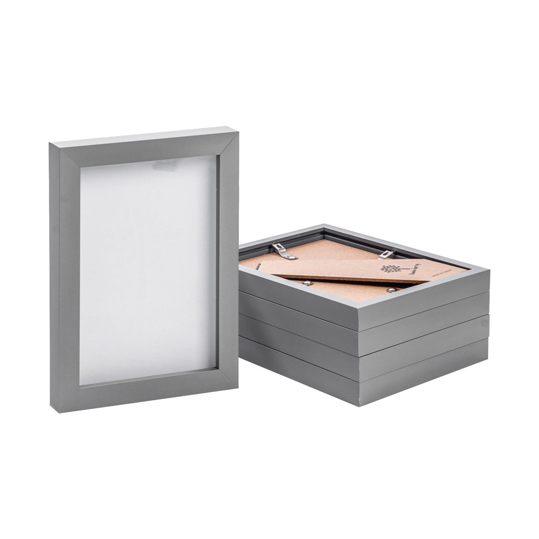 Photo Frames with 4" x 6" Mount - 8" x 10" - Black/Grey
