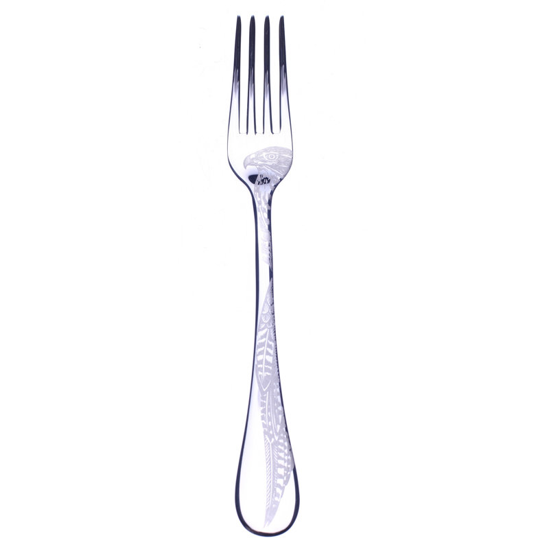 Caccia Table Fork - 12 Pieces, Silver