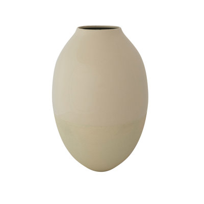Enameled Metal Vase
